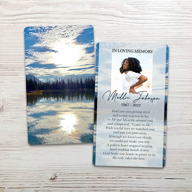 Show details for Clear Mountain Memorial Card
