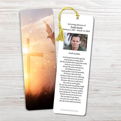 Show details for Cross & Dove Memorial Package