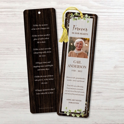 Show details for Rustic Brown Memorial Package