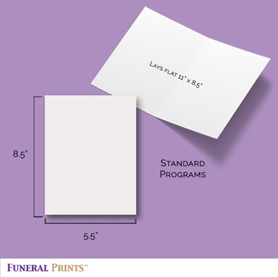 Show details for Blessed Life Funeral Program